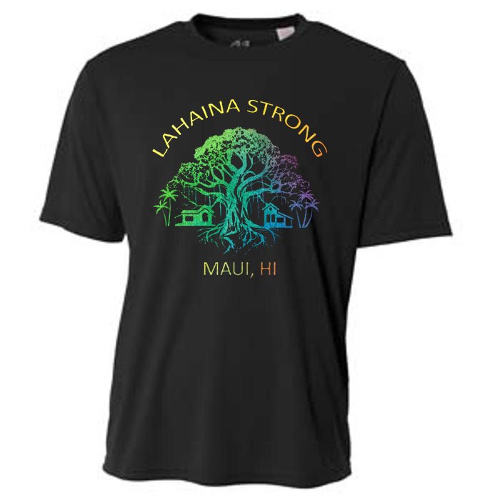 Lahaina Strong Maui Hawaii Old Banyan Tree saving thank you Cooling Performance Crew T-Shirt