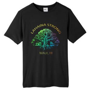 Lahaina Strong Maui Hawaii Old Banyan Tree saving thank you Tall Fusion ChromaSoft Performance T-Shirt