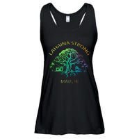 Lahaina Strong Maui Hawaii Old Banyan Tree saving thank you Ladies Essential Flowy Tank