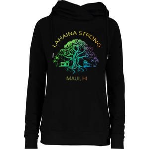 Lahaina Strong Maui Hawaii Old Banyan Tree saving thank you Womens Funnel Neck Pullover Hood