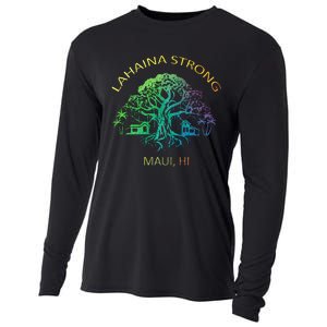 Lahaina Strong Maui Hawaii Old Banyan Tree saving thank you Cooling Performance Long Sleeve Crew