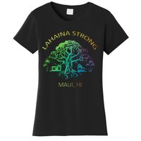 Lahaina Strong Maui Hawaii Old Banyan Tree saving thank you Women's T-Shirt