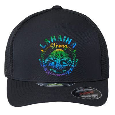 Lahaina Strong Maui Hawaii Old Banyan Tree saved majestic  Flexfit Unipanel Trucker Cap