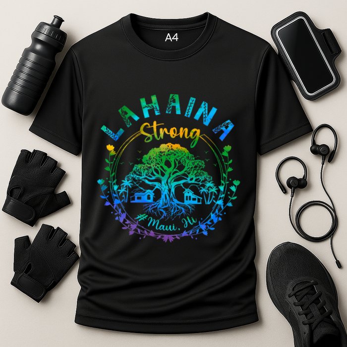 Lahaina Strong Maui Hawaii Old Banyan Tree saved majestic  Cooling Performance Crew T-Shirt