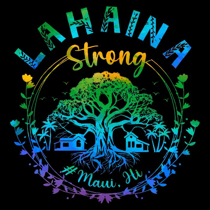 Lahaina Strong Maui Hawaii Old Banyan Tree saved majestic  Impact Tech Backpack