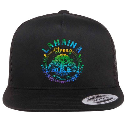 Lahaina Strong Maui Hawaii Old Banyan Tree saved majestic  Flatbill Hat