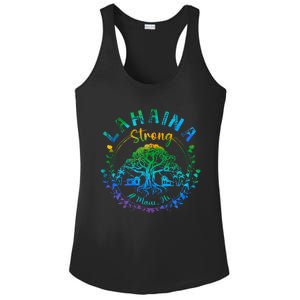 Lahaina Strong Maui Hawaii Old Banyan Tree saved majestic  Ladies PosiCharge Competitor Racerback Tank