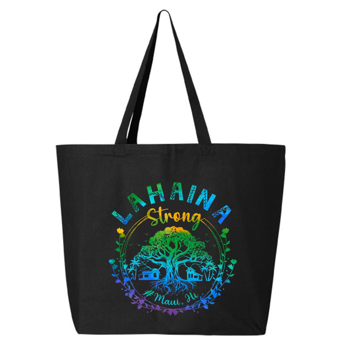 Lahaina Strong Maui Hawaii Old Banyan Tree saved majestic  25L Jumbo Tote