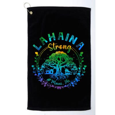Lahaina Strong Maui Hawaii Old Banyan Tree saved majestic  Golf Towel