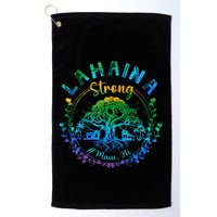 Lahaina Strong Maui Hawaii Old Banyan Tree saved majestic  Golf Towel