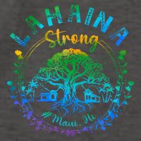 Lahaina Strong Maui Hawaii Old Banyan Tree saved majestic  Vector Backpack