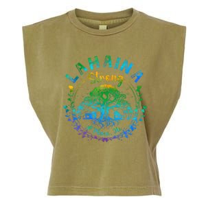 Lahaina Strong Maui Hawaii Old Banyan Tree saved majestic  Garment-Dyed Women's Muscle Tee