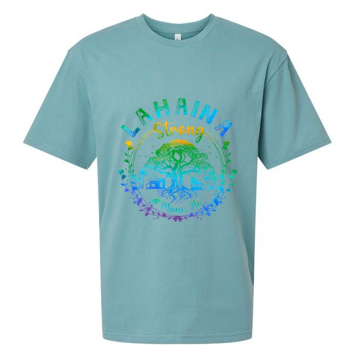 Lahaina Strong Maui Hawaii Old Banyan Tree saved majestic  Sueded Cloud Jersey T-Shirt
