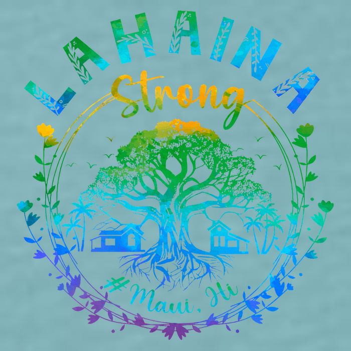 Lahaina Strong Maui Hawaii Old Banyan Tree saved majestic  Sueded Cloud Jersey T-Shirt
