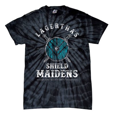 LagerthaS Shield Maidens Viking Warrior Shieldmaiden Tie-Dye T-Shirt