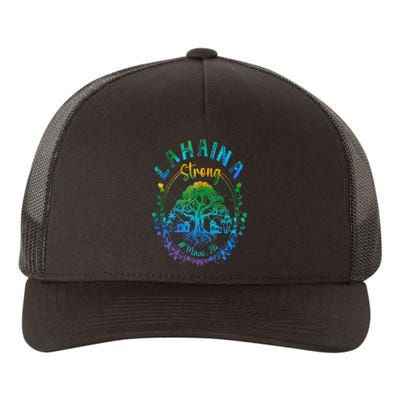 Lahaina Strong Maui Hawaii Old Banyan Tree saved majestic Yupoong Adult 5-Panel Trucker Hat