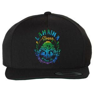 Lahaina Strong Maui Hawaii Old Banyan Tree saved majestic Wool Snapback Cap