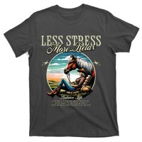 Less Stress More Relax Cowgirl T-Shirt