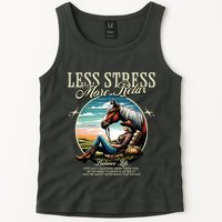 Less Stress More Relax Cowgirl Tank Top