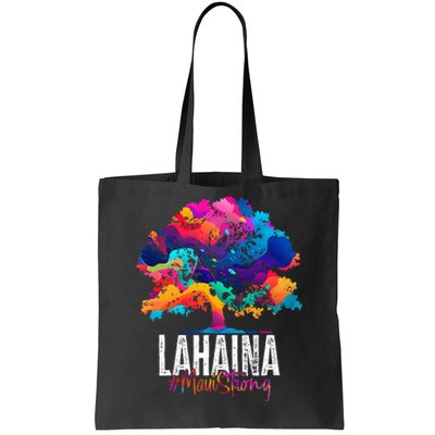 Lahaina Strong Maui Hawaii Old Banyan Tree Tote Bag