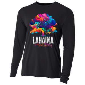 Lahaina Strong Maui Hawaii Old Banyan Tree Cooling Performance Long Sleeve Crew