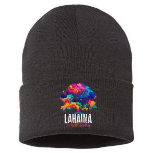 Lahaina Strong Maui Hawaii Old Banyan Tree Sustainable Knit Beanie