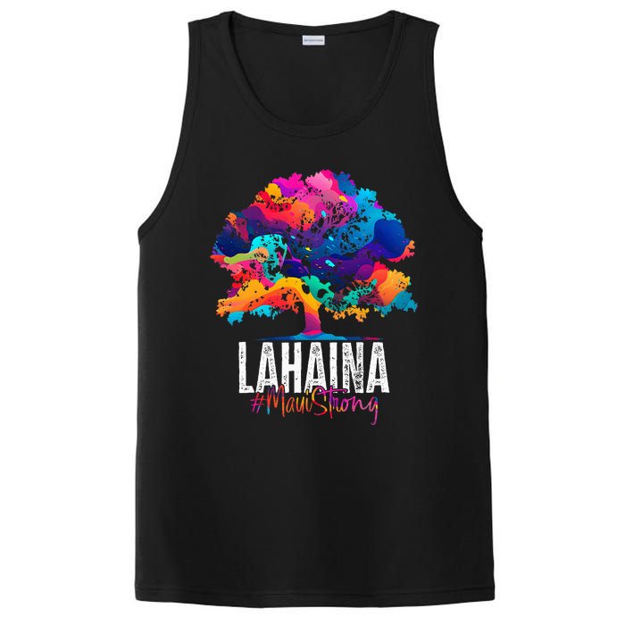 Lahaina Strong Maui Hawaii Old Banyan Tree PosiCharge Competitor Tank