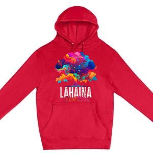 Lahaina Strong Maui Hawaii Old Banyan Tree Premium Pullover Hoodie