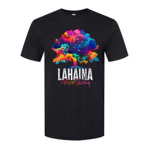 Lahaina Strong Maui Hawaii Old Banyan Tree Softstyle CVC T-Shirt