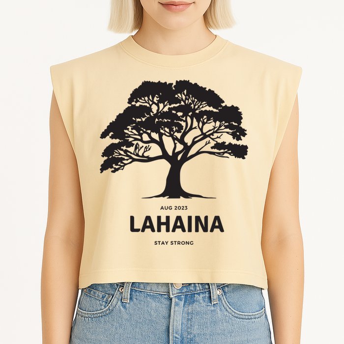 Lahaina Support Maui Strong Garment-Dyed Women's Muscle Tee