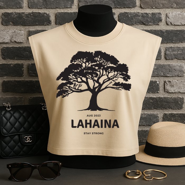 Lahaina Support Maui Strong Garment-Dyed Women's Muscle Tee
