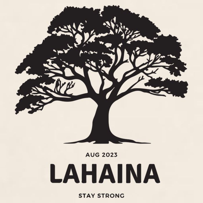 Lahaina Support Maui Strong Garment-Dyed Women's Muscle Tee