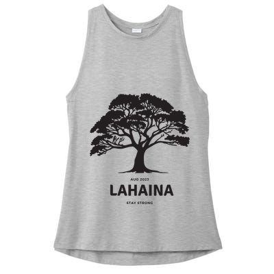 Lahaina Support Maui Strong Ladies PosiCharge Tri-Blend Wicking Tank