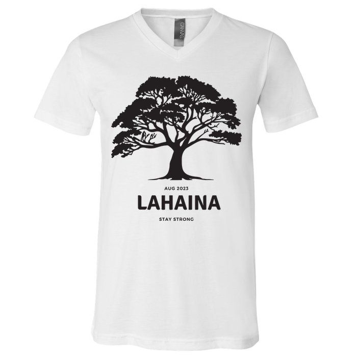 Lahaina Support Maui Strong V-Neck T-Shirt
