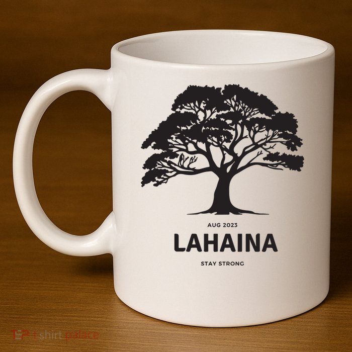 Lahaina Support Maui Strong 11oz C Handle Ceramic Mug