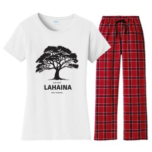 Lahaina Support Maui Strong Women's Flannel Pajama Set