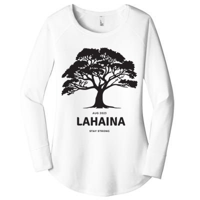 Lahaina Support Maui Strong Women's Perfect Tri Tunic Long Sleeve Shirt