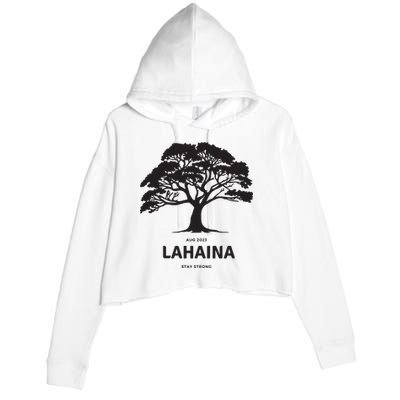 Lahaina Support Maui Strong Crop Fleece Hoodie