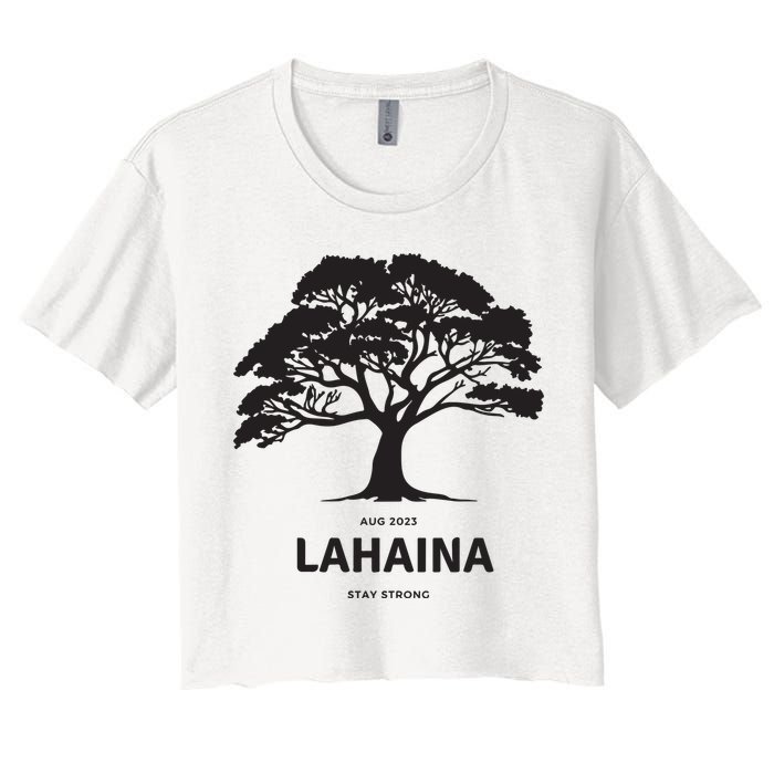 Lahaina Support Maui Strong Crop Top