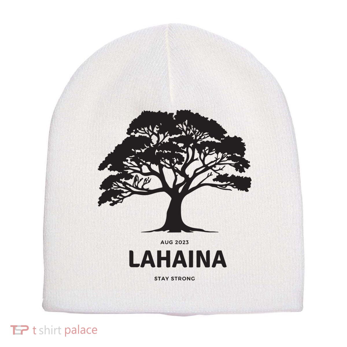 Lahaina Support Maui Strong Short Acrylic Beanie