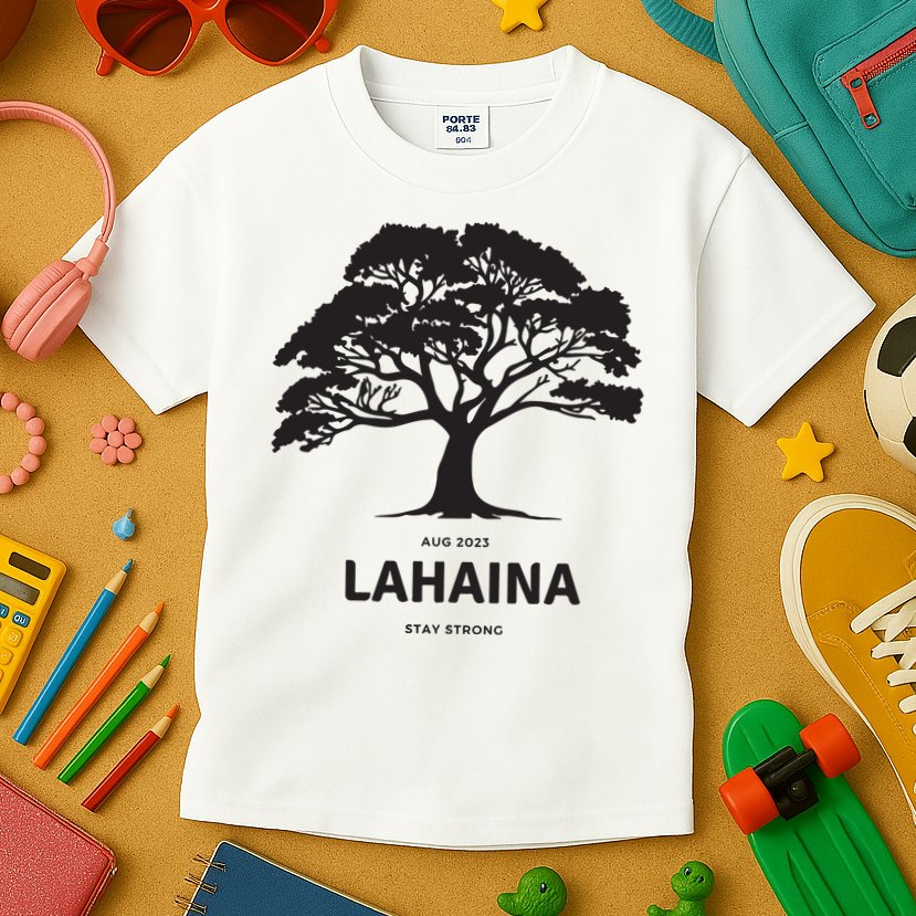 Lahaina Support Maui Strong Kids T-Shirt