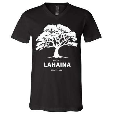 Lahaina Support Maui Strong Hawaii V-Neck T-Shirt