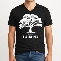 Lahaina Support Maui Strong Hawaii V-Neck T-Shirt