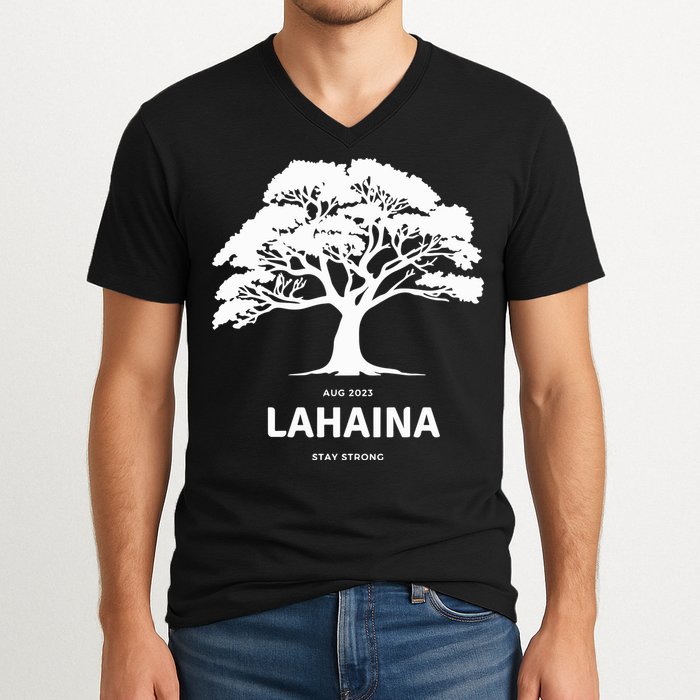 Lahaina Support Maui Strong Hawaii V-Neck T-Shirt