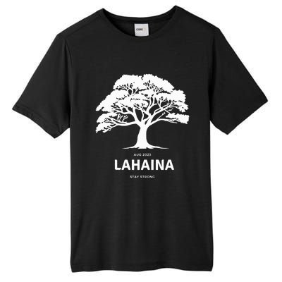 Lahaina Support Maui Strong Hawaii Tall Fusion ChromaSoft Performance T-Shirt