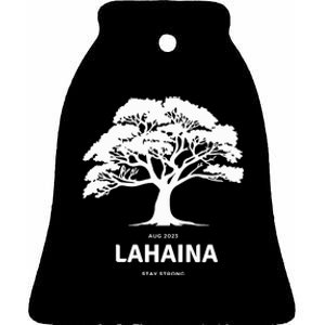 Lahaina Support Maui Strong Hawaii Ceramic Bell Ornament