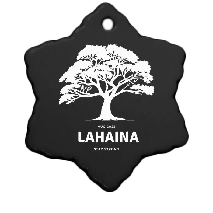 Lahaina Support Maui Strong Hawaii Ceramic Star Ornament