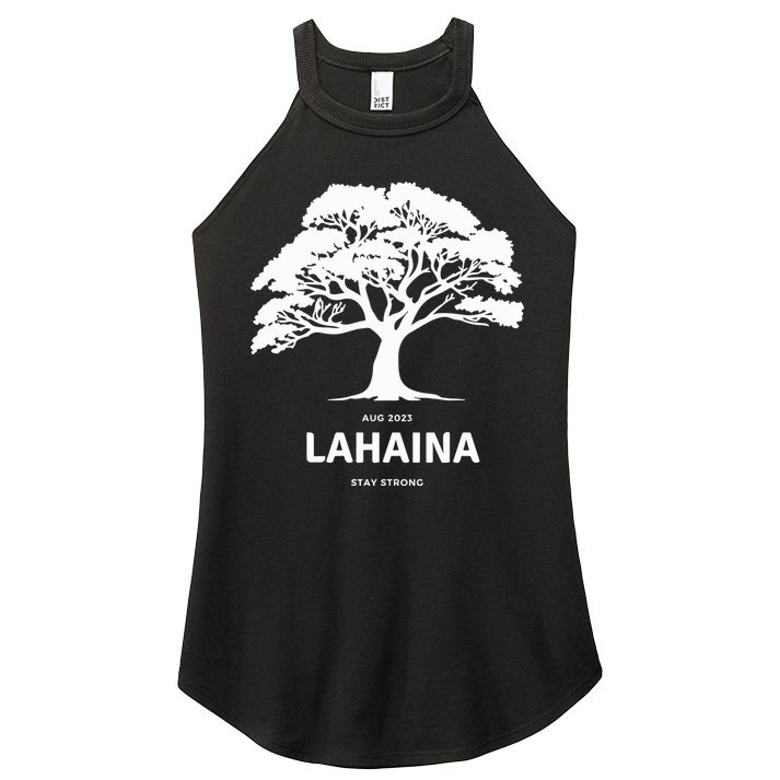 Lahaina Support Maui Strong Hawaii Women's Perfect Tri Rocker Tank