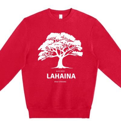 Lahaina Support Maui Strong Hawaii Premium Crewneck Sweatshirt