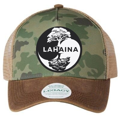 Lahaina Support Maui Strong Lahaina Banyan Tree In A Yin Yang Legacy Tie Dye Trucker Hat